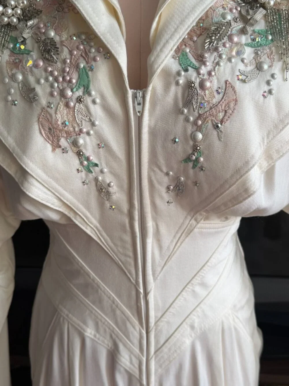 Vintage IIF 80's beaded dress - Picture 5 of 16